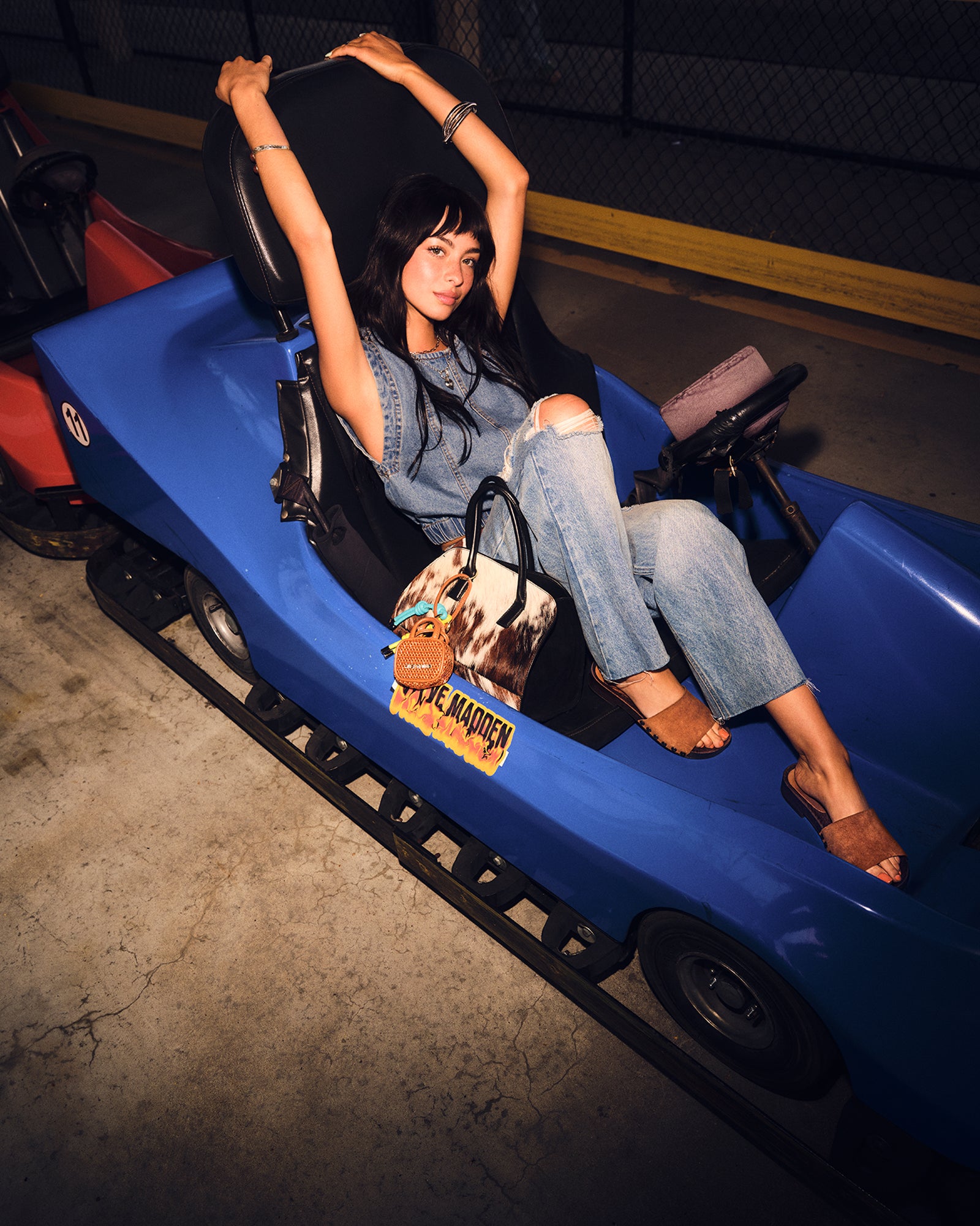 CRUISE BAG CHARM COGNAC