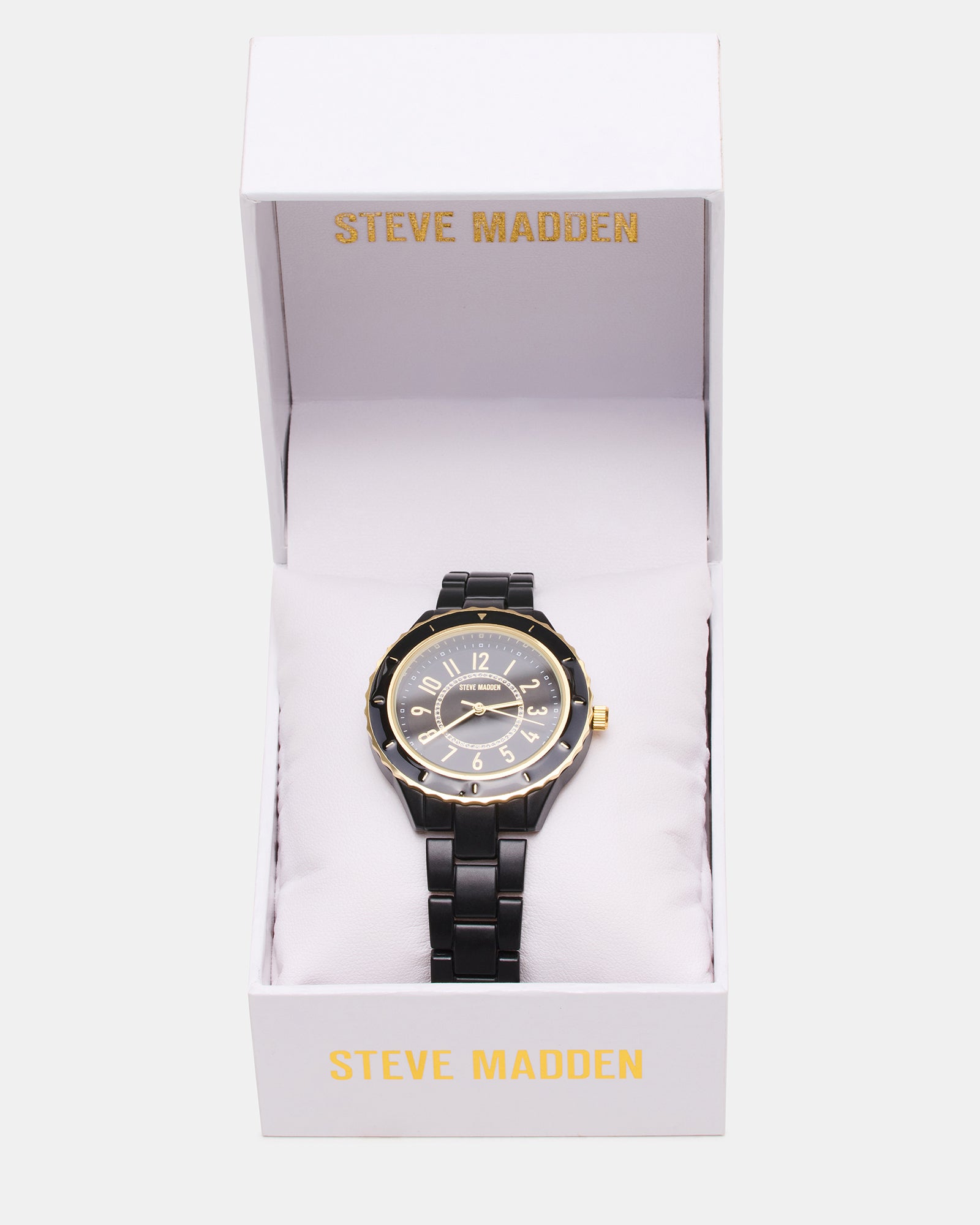 WOMEN'S STAINLESS STEEL WATCH BLACK