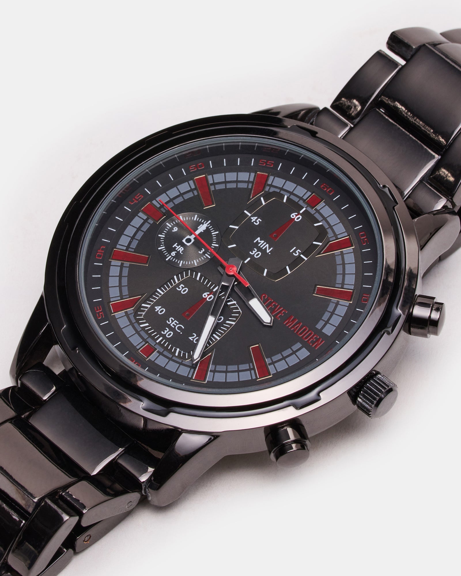 MEN'S STAINLESS STEEL WATCH BLACK