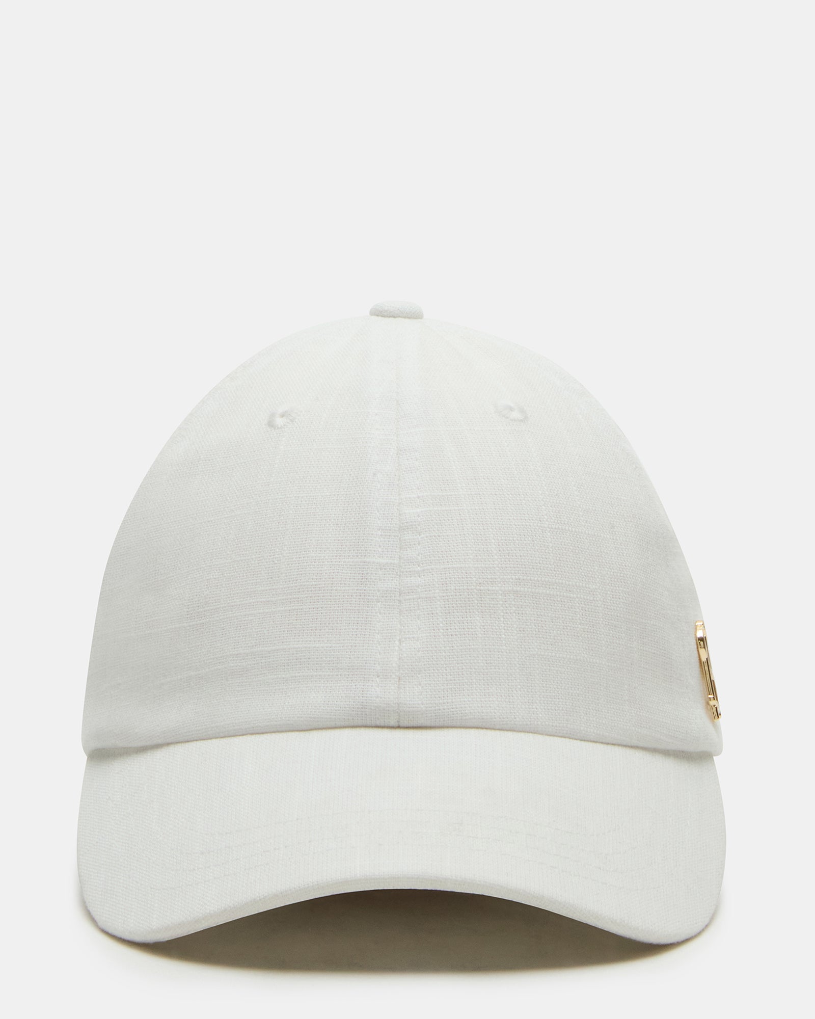 LINEN BASEBALL CAP CREAM