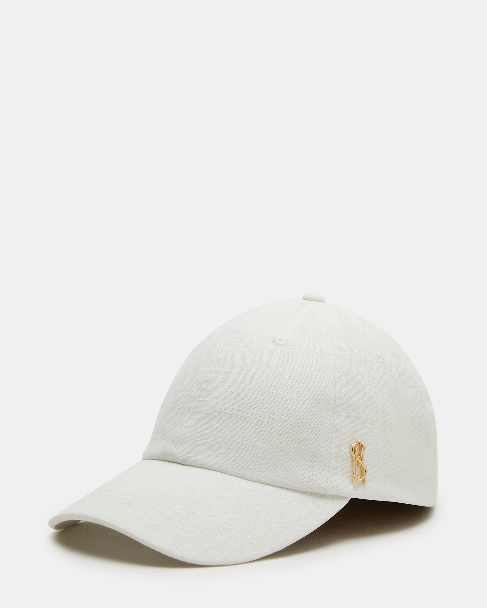 LINEN BASEBALL CAP CREAM