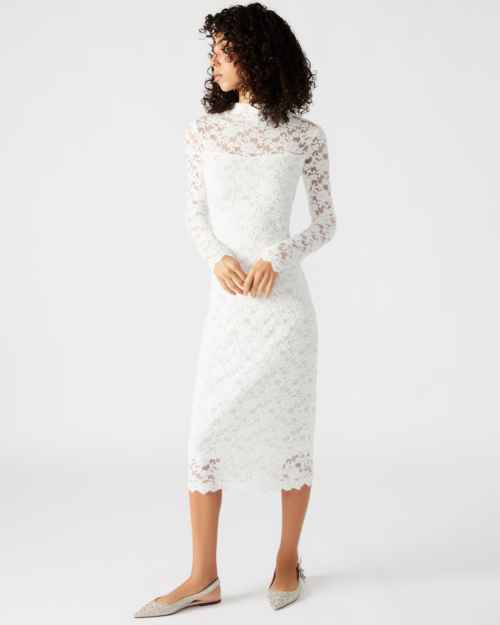 VIVIENNE LACE DRESS IVORY