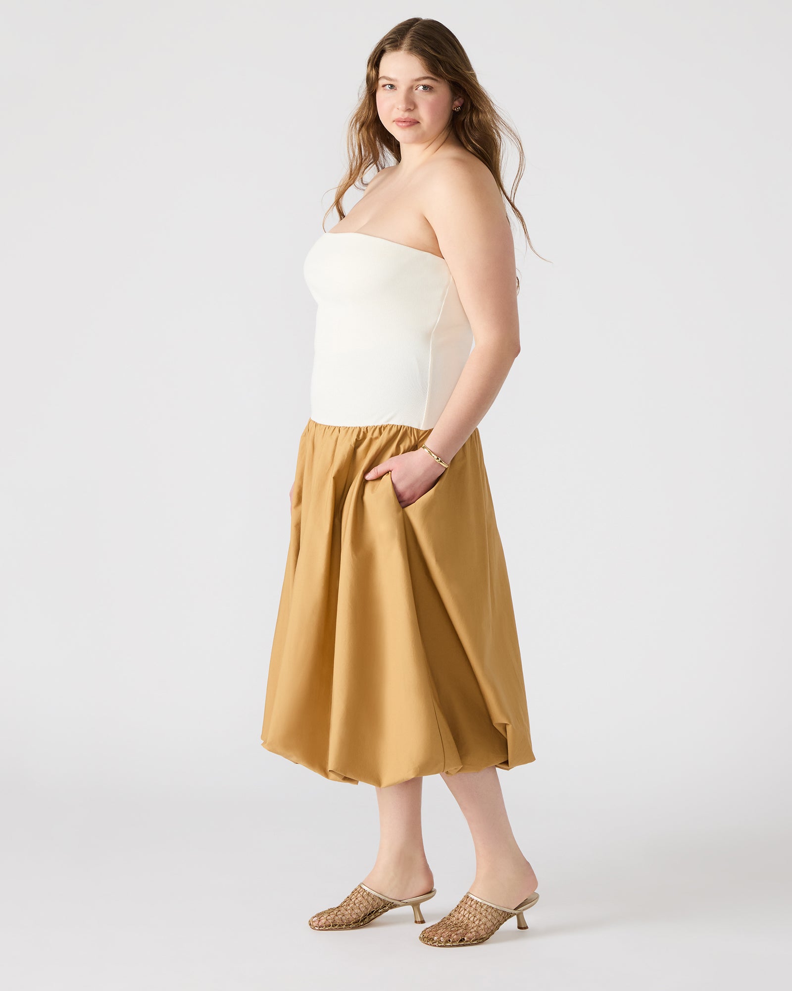 OLIVER DRESS TAUPE