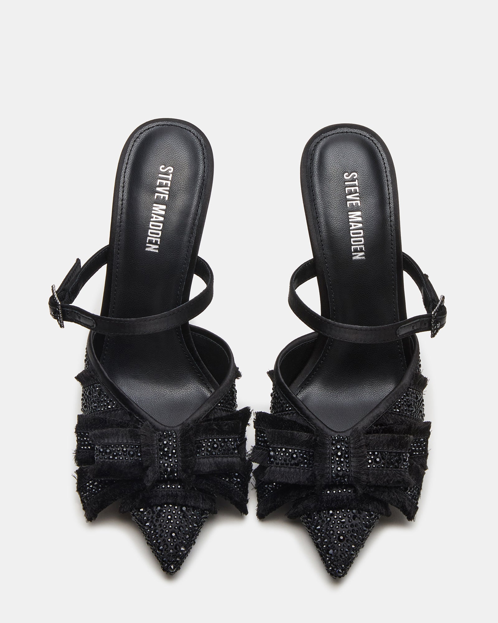 BAYLIN BLACK SATIN RHINESTONES