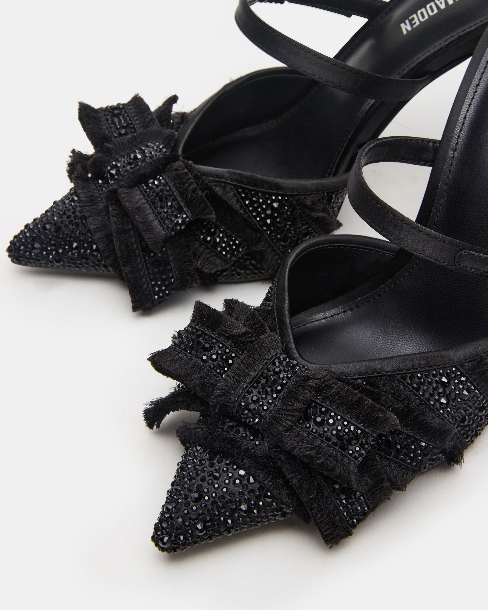 BAYLIN BLACK SATIN RHINESTONES