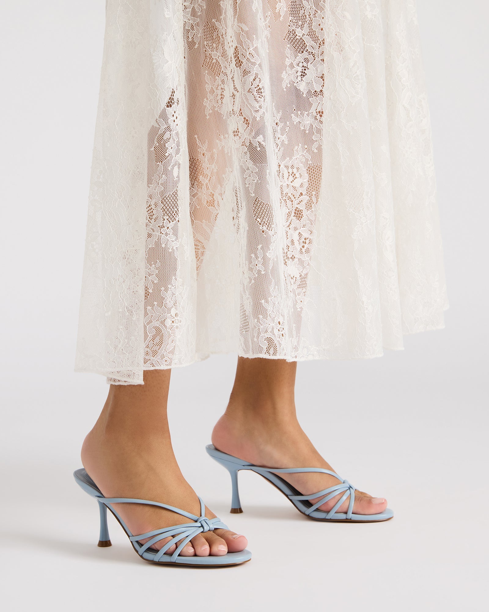 EDNA BABY BLUE LEATHER