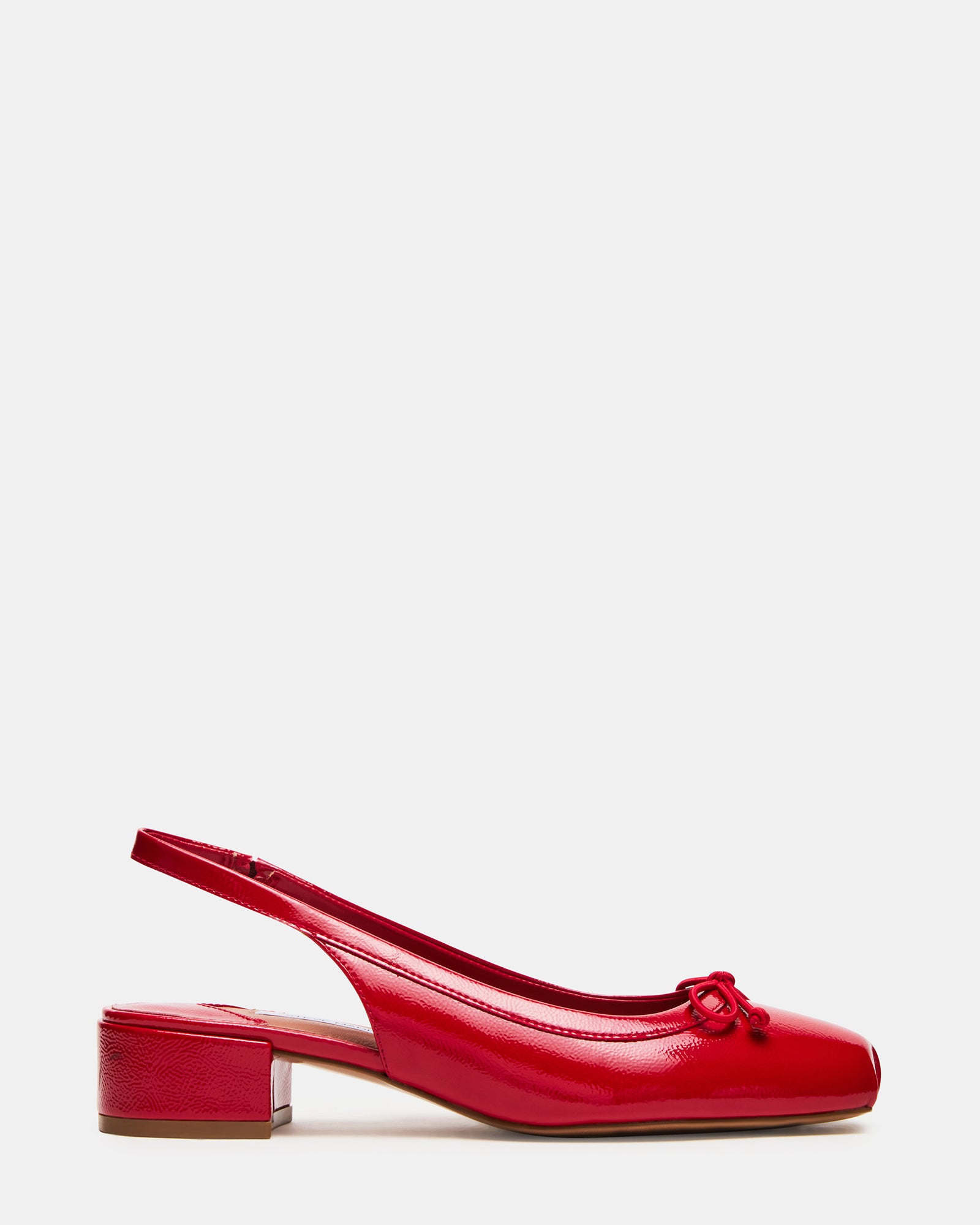 LOVED RED CRINKLE PATENT