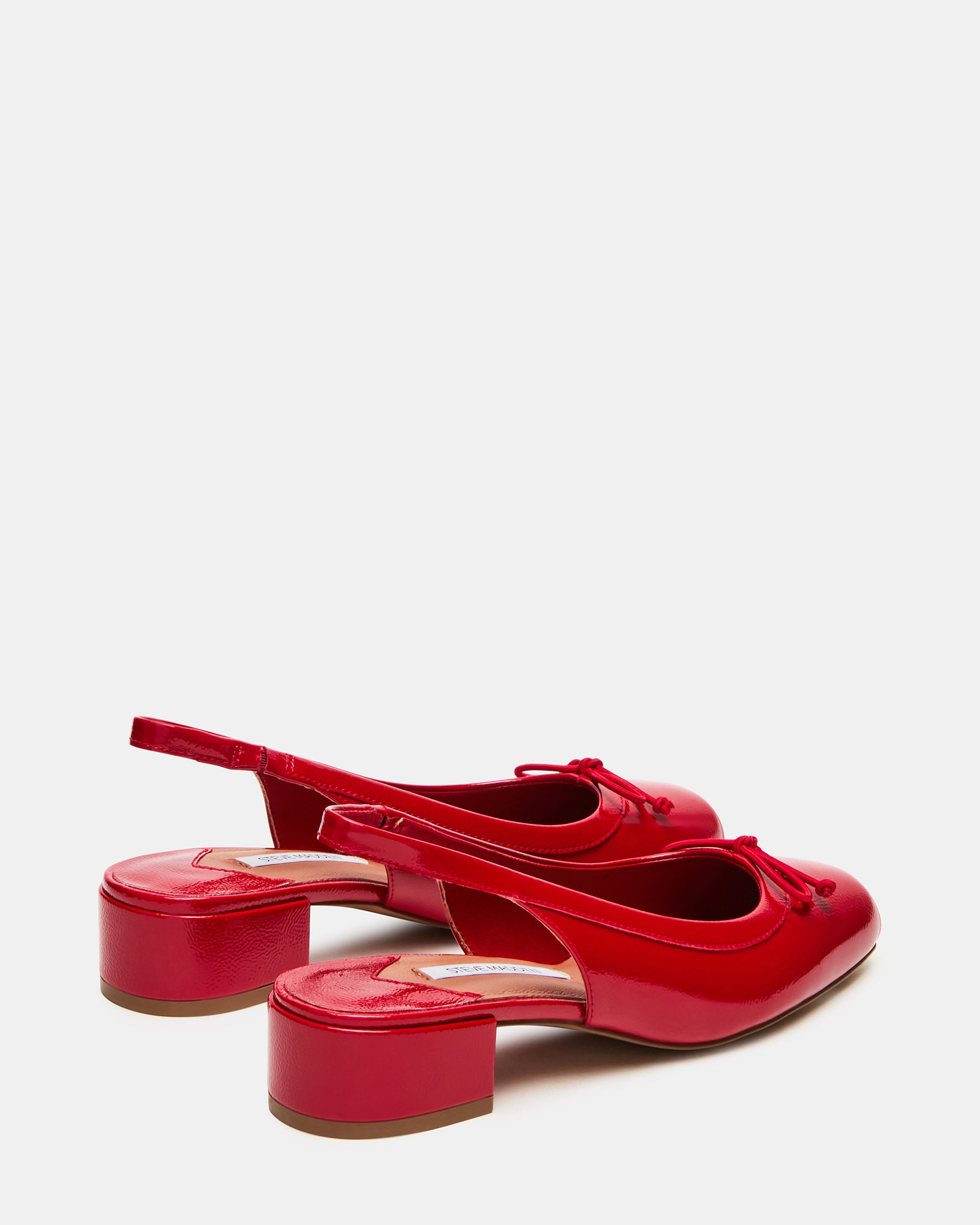 LOVED RED CRINKLE PATENT