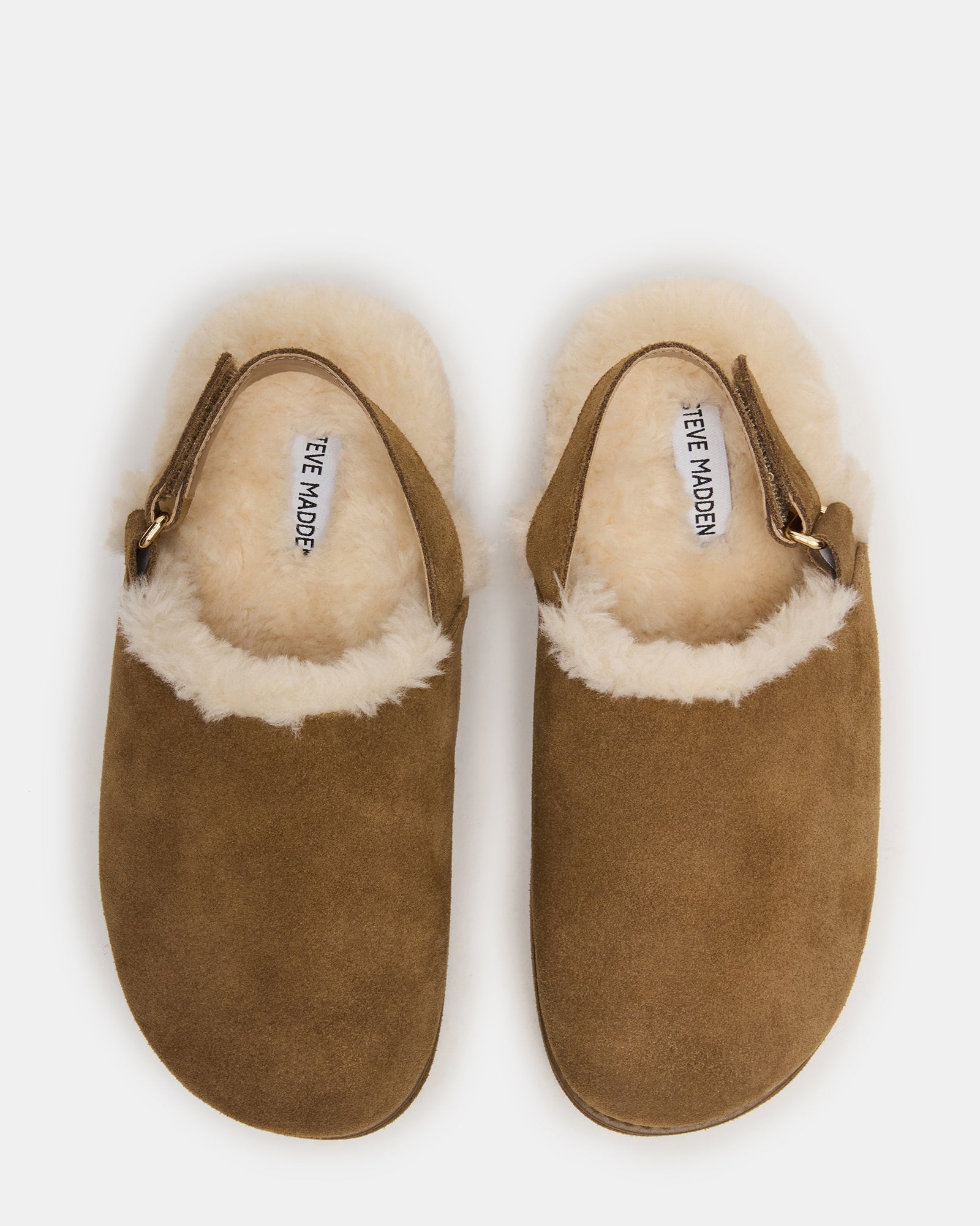 MELLOW FAUX FUR COGNAC SUEDE